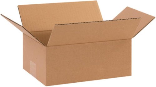 Secure Seal | 100 Pack of 10x7x4” Corrugated Cardboard Shipping Boxes for Moving & Mailing
