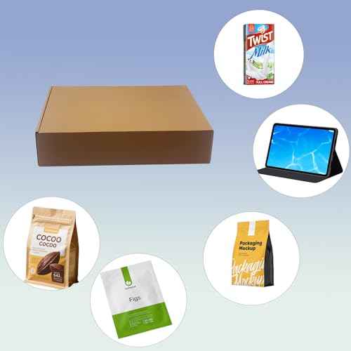14x10x3 inch Shipping Boxes Pack of 20, Brown Corrugated Cardboard Box Mailer Boxes for Packaging Small Business Shipping£¬Recyclable Moving Storage Mailing Boxes Bulk Book Literature Gift Giving