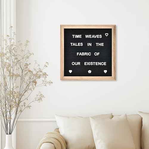 1/2 Inch Letters for Felt Letter Boards, 494 Pcs Including Small Characters, Numbers, Symbols for Changeable Plastic Message Boards (White)