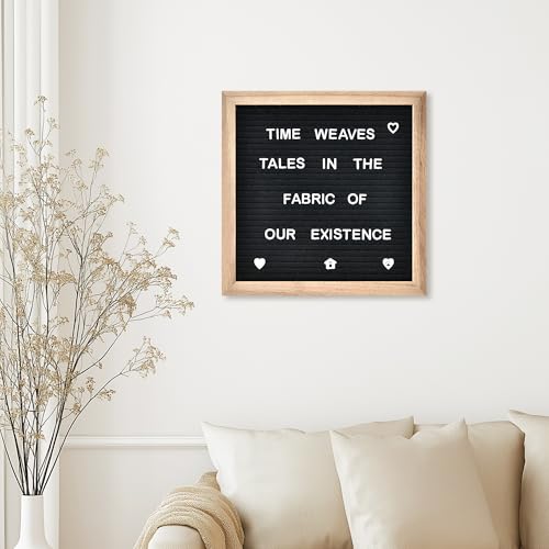 Veskaoty Small White Felt Letter Board Refill Kit - 1/2 Inch Letters, 494 Pieces