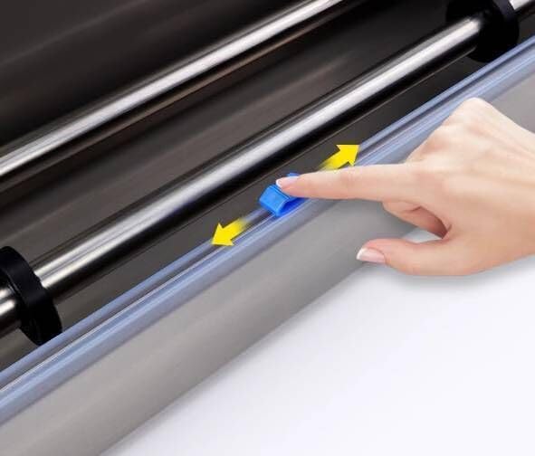 Manual Hand Food Wrap Film Dispenser Stretch Packing Wrapping Wrapper