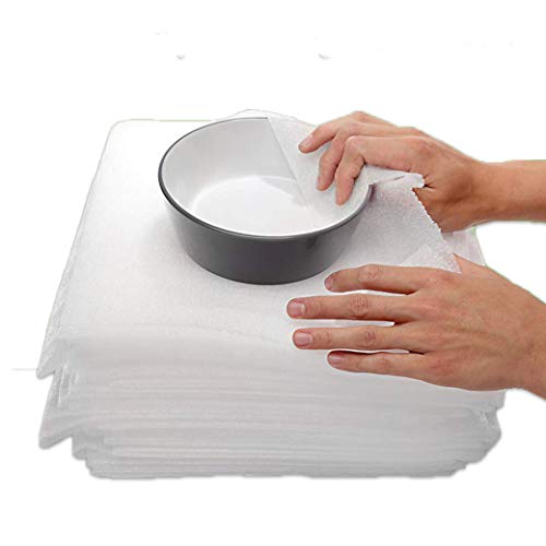 Mighty Gadget 100-Pack Foam Packing Sheets, 12" x (1/16" Thick)