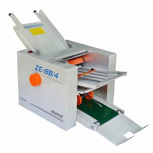 Automatic Paper Folding Machine,4 Folding Plates,12 Fold Types: Z-Fold,Half-fold,Letter Fold,Cross Fold,Baron Fold,Right-Angle Fold,Double Parallel Fold etc. (4 Folding Plates)
