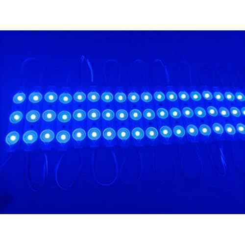 Blue LED Module DC12V 0.72W Decorative Tape Light with Lens for Lightbox Letter Advertising Signs with Tape Adhesive Backside (200pcs Pack)