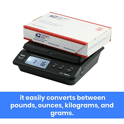 Digital Postal Scale 55lb with Backlit LCD – Accurate Shipping Weighing