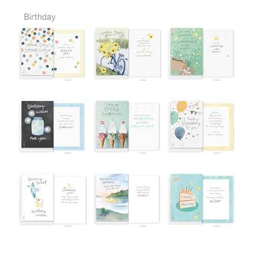 American Greetings 60-Count All Occasion Greeting Card Assortment with Storage Box, Dividers, Envelopes and Seals (Kathy Davis Designs)