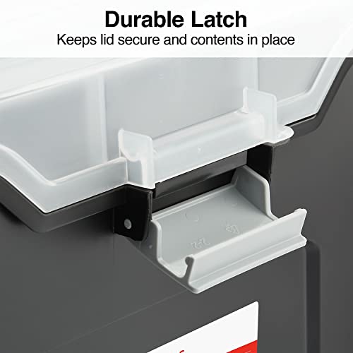 Staples Portable File Folder Tote Black - Letter Size Hanging Files, 1 Pack