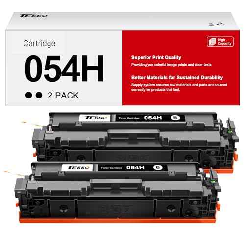 054H Black Toner Cartridge: 2 Pack Compatible with Canon 054 Toner Cartridge Set Replacement for Canon MF642Cdw Toner Cartridges MF644Cdw MF641Cdw LBP622Cdw Ink | High Yield for 054H 054 Black Toner