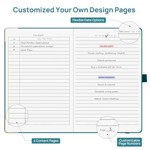 A5 Lined Journal Notebook - 100 GSM Thick Paper, 8 Pack Hardcover Journaling Notebooks for Writing, Work, Travel, School, College Ruled Journals for Women Men, PU Leather Note Books, 5.5¡±x8.3¡±
