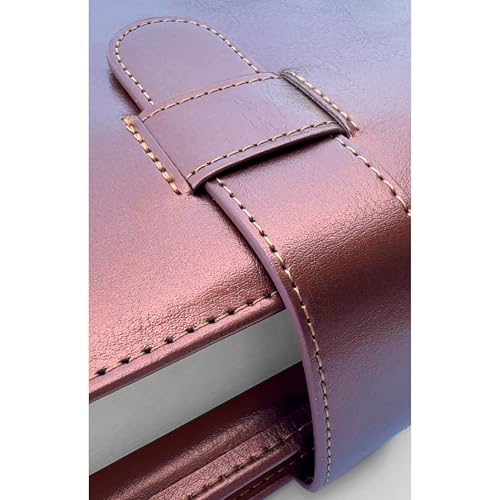 GALILEO¢ç Double AA Big Book Cover & 12 Steps & 12 Traditions | PU Leather | Coin Holder | AA Book Covers for Hardcover | AA Gift | Alcoholics Anonymous (Coin Pocket/Copper)
