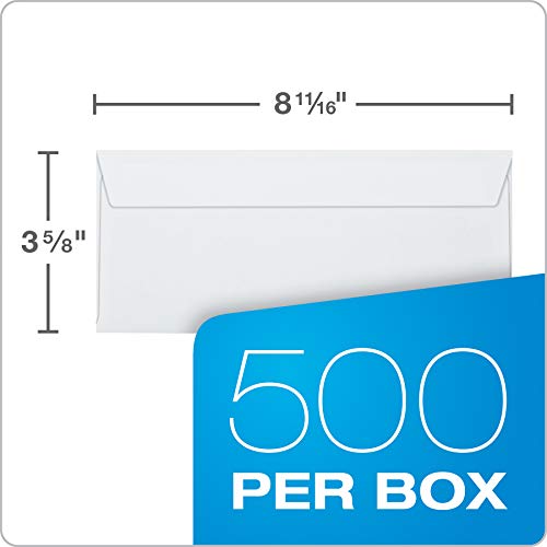 Quality Park #8 Double Window Security Envelopes 500 Pack for Checks