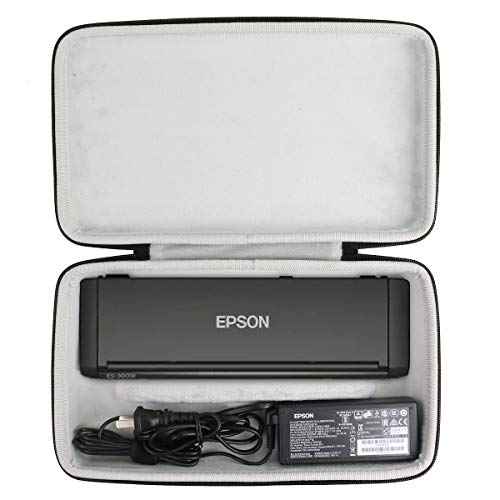 Khanka Hard Case Replacement for Epson Workforce ES-300W / ES-200 Wireless Portable Scanner