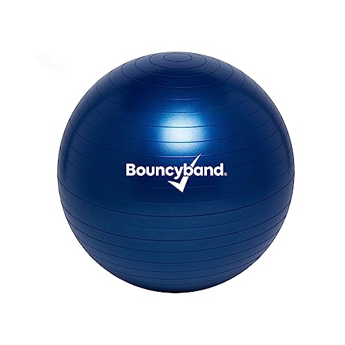 Bouncyband Balance Ball Small Dark Blue – Flexible Seating Ball for Focus & Posture
