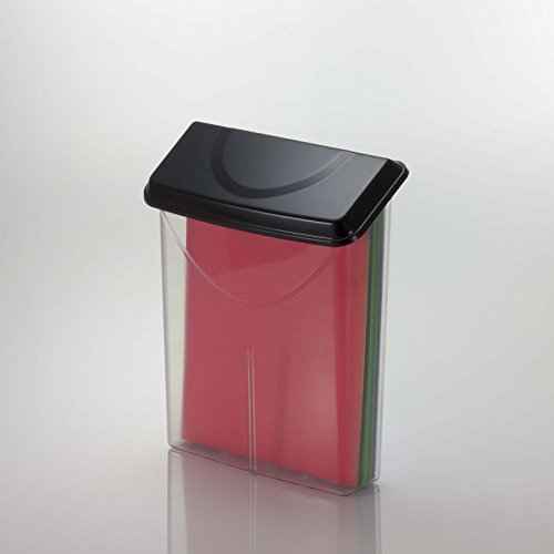 Officemate Outdoor Literature Holder, Holds 8 ¨ö¡± x 11¡± Letter Size, Clear with Black Lid (23020)