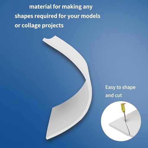 30 Pack White Foam Board 8x10 inch, White Foam Core Boards Baking Board Mat Board Center, 3/16in Thick White Crafts Foam Board Sheet Polystyrene Boards for Projects Art Display