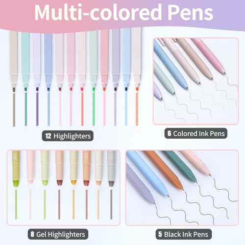 Bible Study Supplies, Bible Journaling Kit for Women with Journal, Pen Case, Tabs, Highlighters and Pens, Bible Accessories Set for Women Students Beginner, Christian Gifts (Pink)
