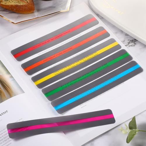 72 Pcs Guided Reading Strips for Dyslexia Kids Classroom Learning Tool