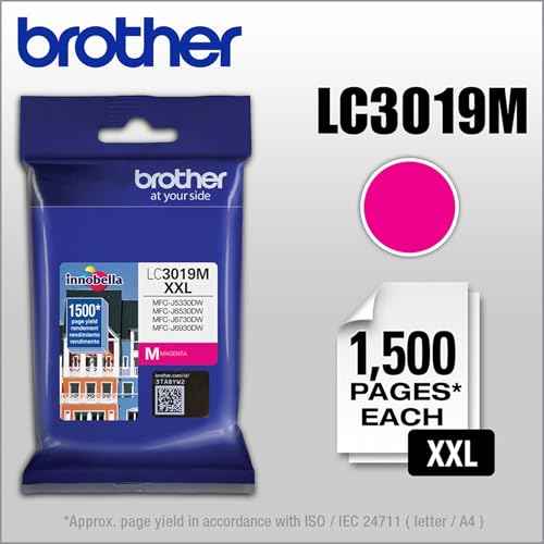 Brother Super High Yield Ink Cartridge Magenta 1 Pack LC3019M