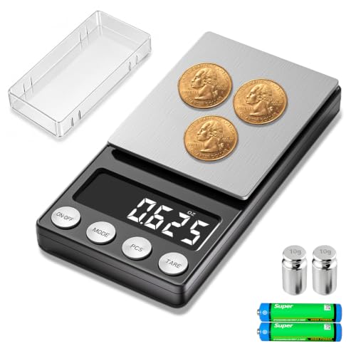 Digital Coin Scale 0.01g Precision for Coins Jewelry & Gold - 200g Capacity