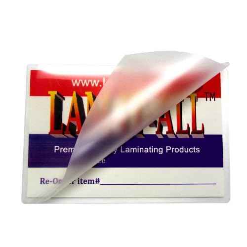 10 Mil Military Card Laminating Pouches 2-5/8 x 3-7/8 Laminator Sleeves Qty 100 by LAM-IT-ALL