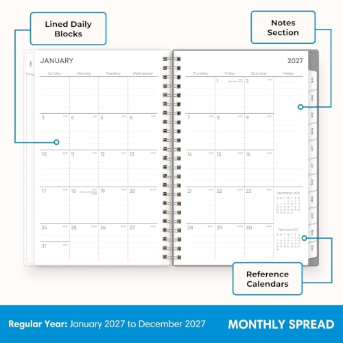 Blue Sky 2027 Weekly & Monthly Planner Calendar - Sophie 5x8 inch