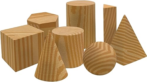 Teacher Created Resources Foam Geometric Solids for Classroom Learning, 8 Pieces