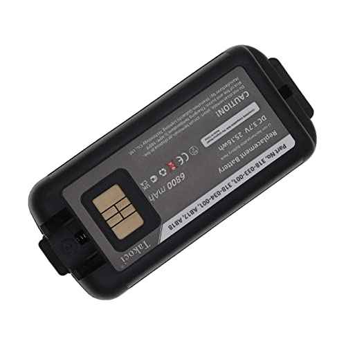6800mAh 318-034-001 AB17 AB18 Battery Replacement for Intermec CK3 CK3X CK3A CK3C CK3C1 CK3N CK3N1 CK3R EDA60K/EDA61K Barcode Scanner