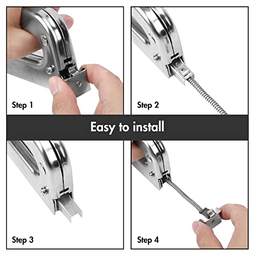 Arrow Heavy Duty Staple Gun Kit with 3750 Staples for Upholstery & Repair