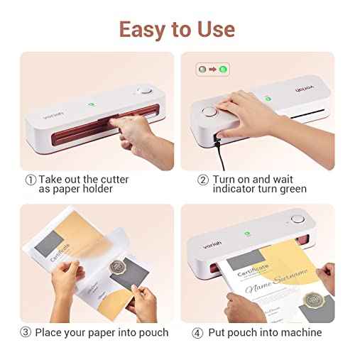 Voriah Paper Laminating Machine with ABS Protection