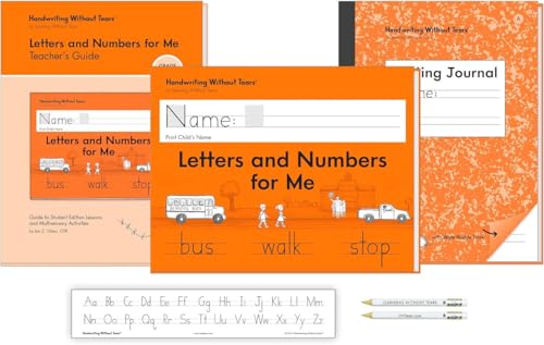 Handwriting Without Tears Kindergarten Printing Set Workbook & Teacher's Guide Bundle