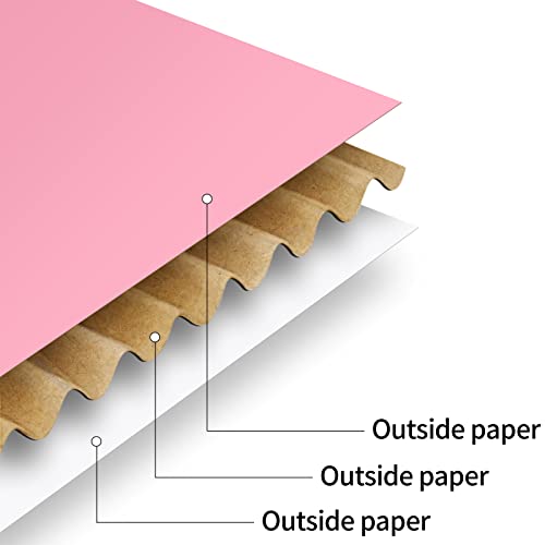 Spakon 50 Packs Shipping Boxes Cardboard Corrugated Mailer Packaging Boxes for Small Business Cute Small Box Cardboard Carton Box Mailers for Packaging Product(Pink,9 x 6 x 2.36 Inches)