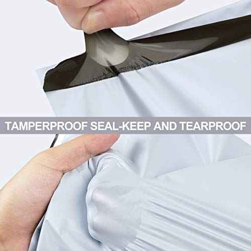 UCGOU 14.5x19 Poly Mailers White Shipping Bags Self-Sealing Waterproof and Tear-Proof 50 Pack