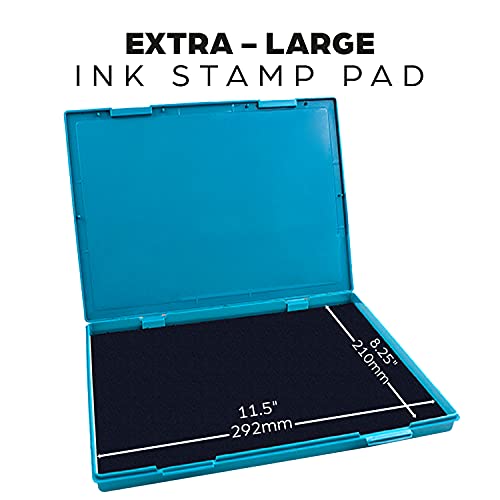 MaxMark Extra Large Dry Stamp Pad - 8.25" x 11.5" - Industrial Felt Pad - Dry Pad