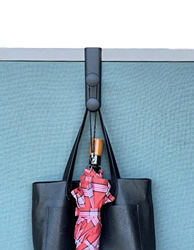 Tetra-Teknica Cubicle Wall Hanger with Double Posts for Office Partitions, 2.5-3 Inches