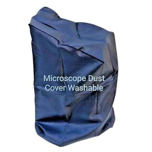 Crabby Pack of 2 | Heavy Duty Microscope Dust Cover | Full Standard Microscopes Size | 20*17.5*7.5 inch | Depth 13.5inch | blue