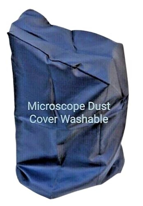Crabby Pack of 2 | Heavy Duty Microscope Dust Cover | Full Standard Microscopes Size | 20*17.5*7.5 inch | Depth 13.5inch | blue