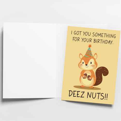 Funny Birthday Card, Happy Birthday Gifts for Men, Women, Husband, Wife, Mom, Dad, Grandma, Friends, Family, Anyone, Unique Birthday Decoration