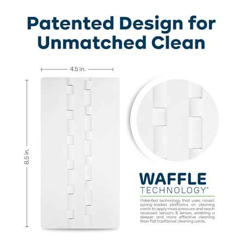 KICTeam - Waffletechnology¢ç Cleaning Cards for Desktop & Mobile Document Scanners (15 Cards) - Presaturated with WonderSolvent - Made in USA