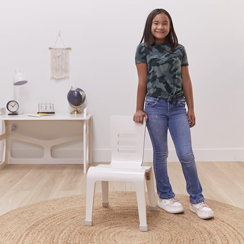 ECR4Kids Bentwood Chair 14in Seat Height White Wash 2-Pack Montessori