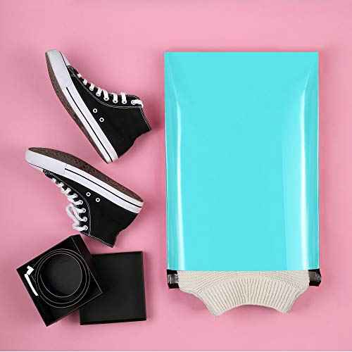 UCGOU Poly Mailers 14.5x19 Inch Teal 100 Pack Large Shipping Bags #7 Strong Thick Mailing Envelopes Self Sealing Adhesive Waterproof and Tear Proof Mailing Bags for Shipping Clothes