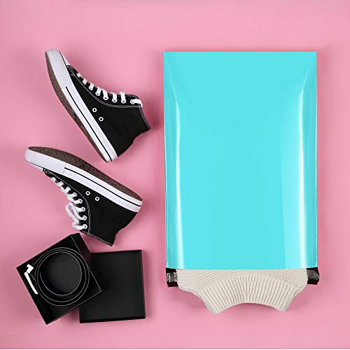 UCGOU Teal Poly Mailers 14.5x19 Inch 100 Pack Self-Sealing Waterproof Shipping Bags