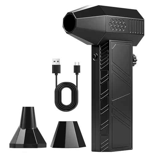 Compressed Air Duster, 130000RPM Super Power Cordless Air Duster Replace Compressed air can Gear Adjustable Mini Blower Dust Blower for Computer Keyboard House Outdoor and Car