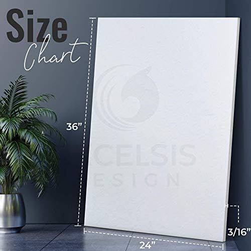 White Foam Board - 24 x 36 Inch Acid-Free Foam Core Sheets | 15 Pack for Art, Crafts & Presentations