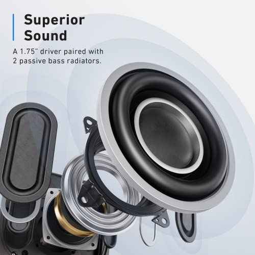 Anker PowerConf S330 USB Speakerphone, Conference Microphone for Home Office, Smart Voice Enhancement, Plug and Play, 360¡Æ Voice Coverage, Powerful Sound, Desktop PC Speaker, Online Meetings