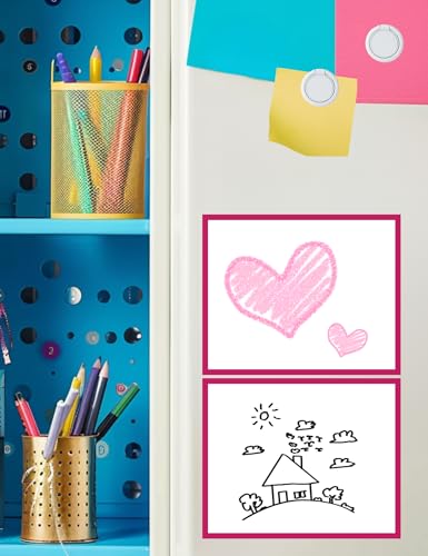 Mymazn Magnetic Locker Mirror for School Locker, 5pcs Accessories Kit