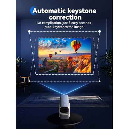 Mini Projector with WiFi and Bluetooth - SOOMFON 4K Support Video Projector with 6W Speaker, Portable Small Movie Projector 270¡Æ Rotatable Video Proyector for Bedroom/Wall/Home/iOS/Android/TV Stick