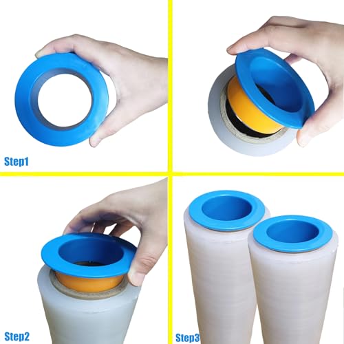 3 Pairs Plastic Stretch Film Hand Saver, Protective