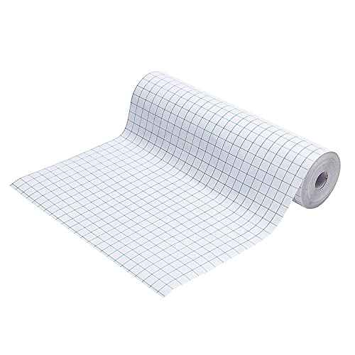 Clear Contact Paper Roll, 17.7in x 5ft Self-Adhesive Vinyl Covering Peel and Stick for Books, Shelves, Documents, Drawers & Crafts ? Waterproof, Removable & Easy to Apply