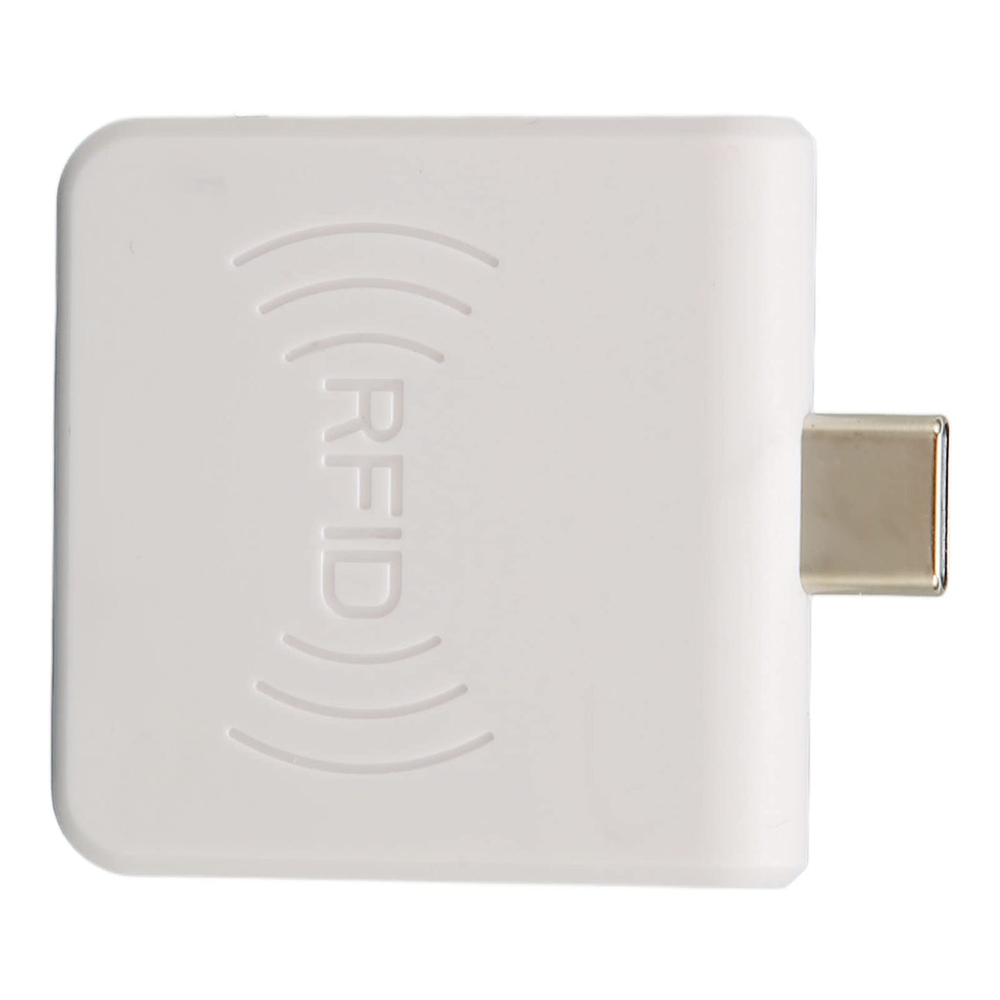 Card Reader, Credit Card Reader Type C Interface ID Mobile Phone Card Reader 125Khz Portable Smart Card Reader (White)