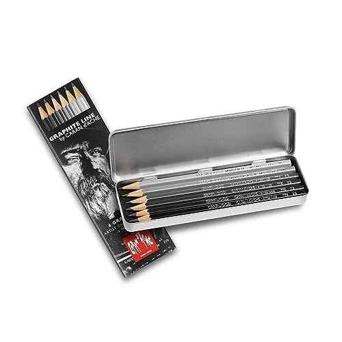 CREATIVE ART MATERIALS Grafwood 6 Piece Metal Box Set (775.306)